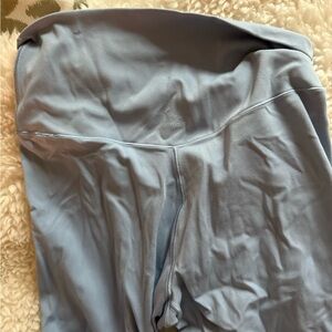 Light Blue Aerie Crossover flared Leggings